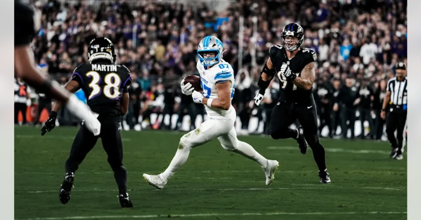 Detroit Lions Triumph Over Baltimore Ravens 38–30 in Monday Night Thriller